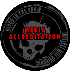 BITS logo skull Media Accreditation button