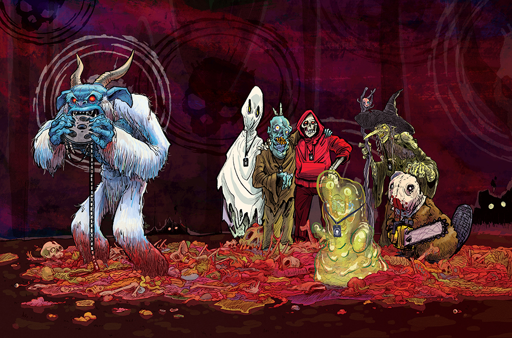 2026 Blood in the Snow Festival poster by Andrew Barr — click to enlarge