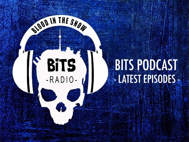BITS Radio logo skull wearing headphone illustration
